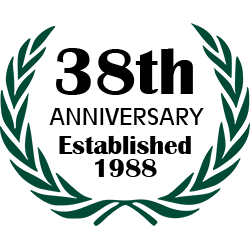 38th Anniversary - Established 1988